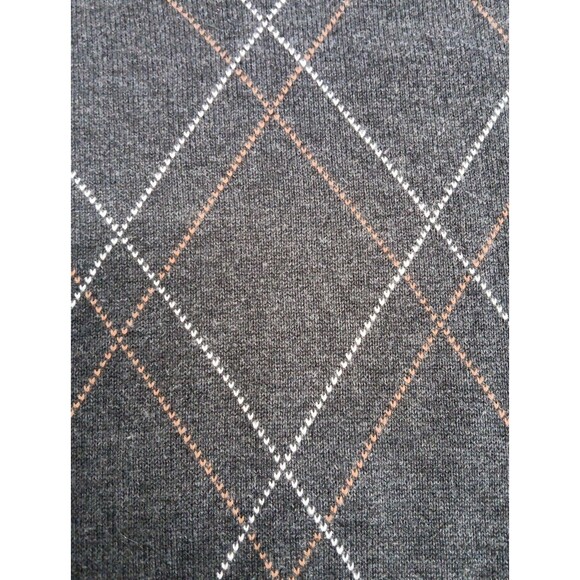 Fairclough & Co. Sweater Men Medium Gray Crewneck Silk/Cotton/Cashmere EUC - Picture 4 of 6